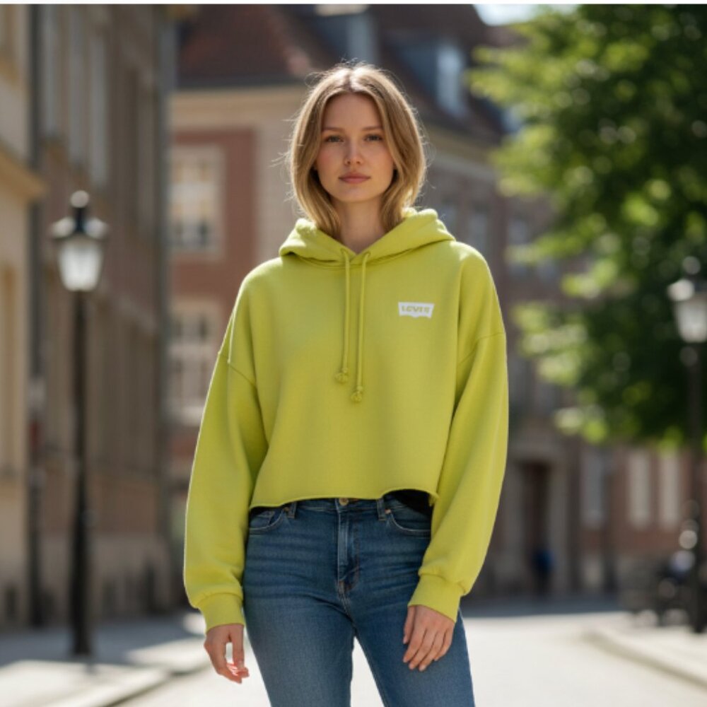 NWT Levi's GRAPHIC CROP PRISM - Sweatshirt Small